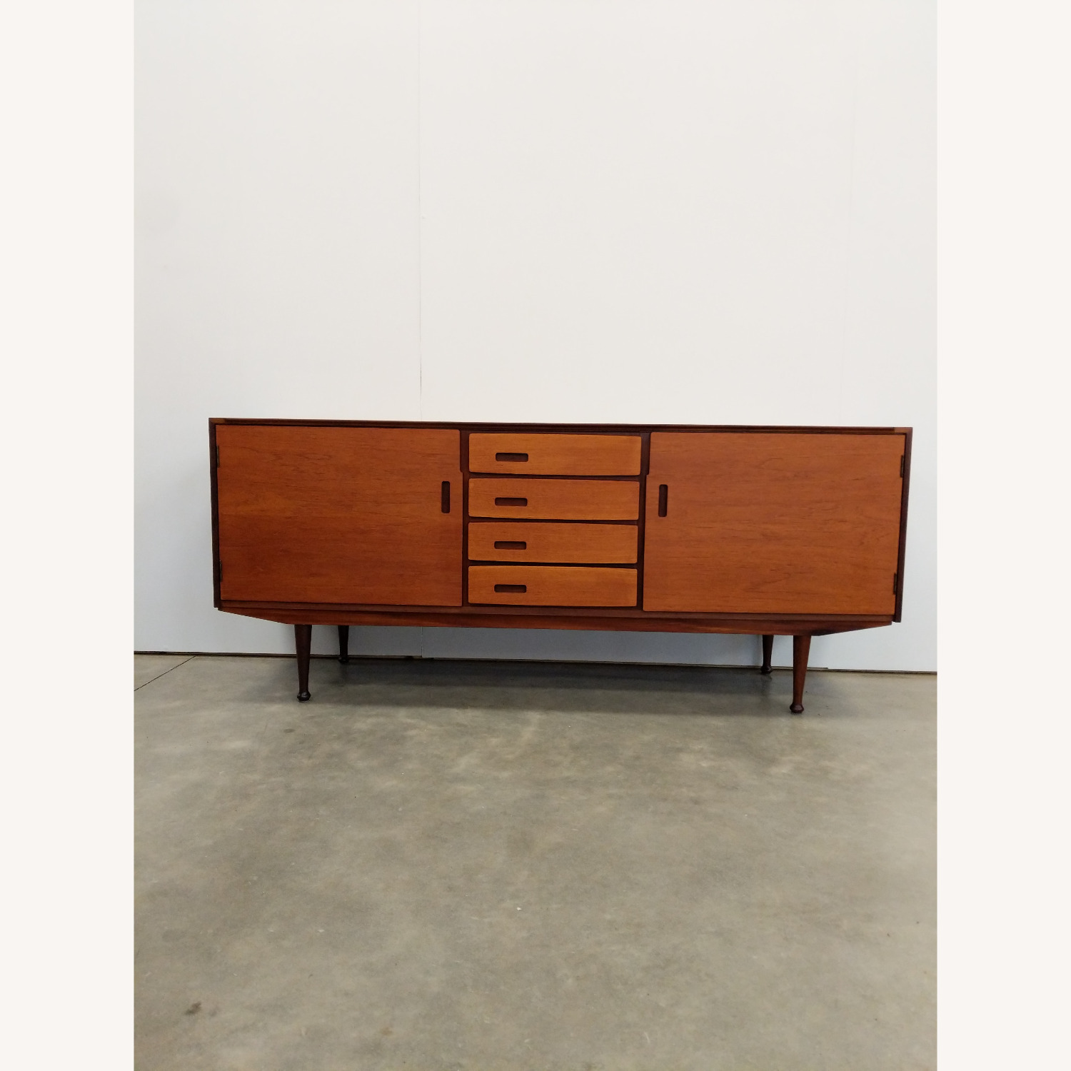 Vintage Mid Century Modern Teak Meredew Credenza - image-0