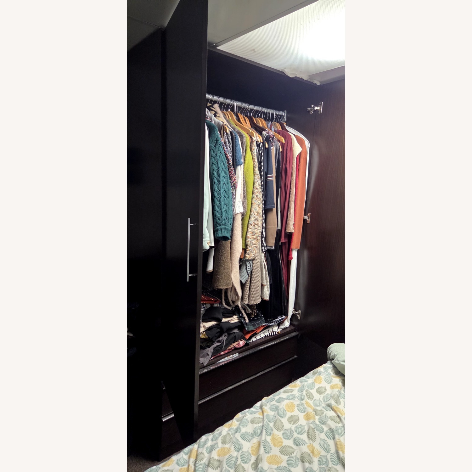 Two Drawer Armoire/ Closet - image-1