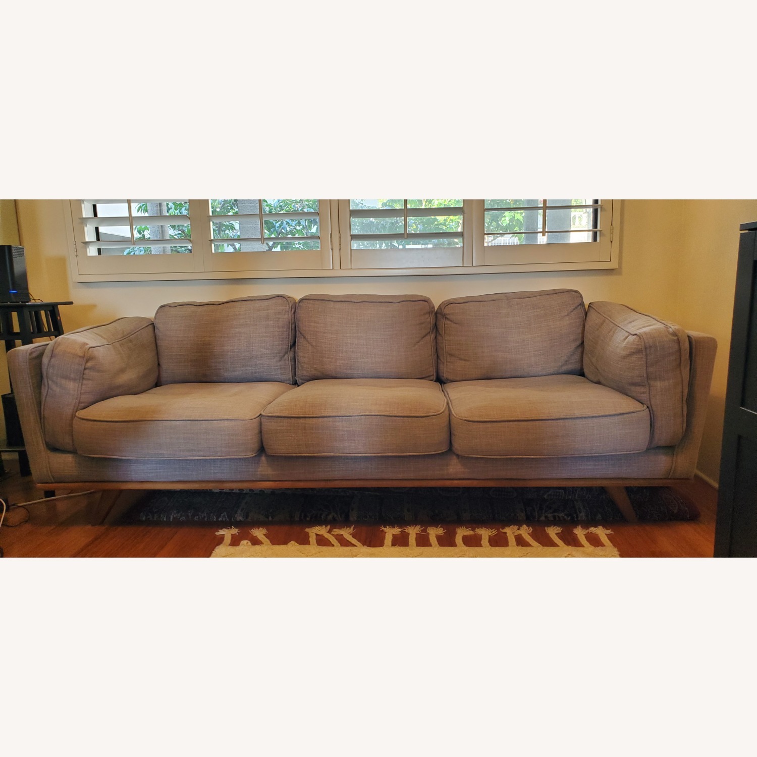 Article Timber 90" Sofa Pebble Gray - image-1