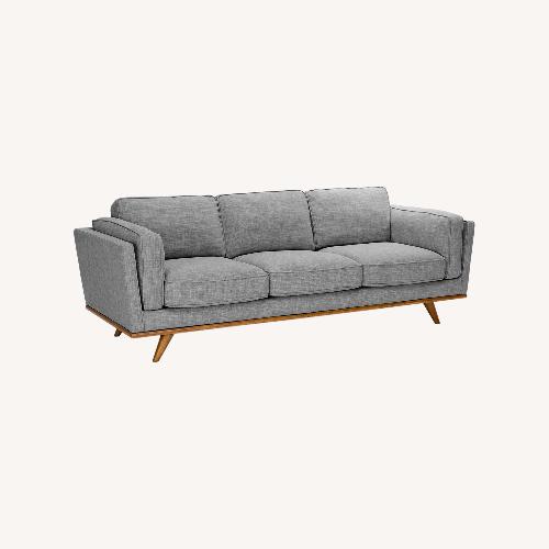 Used Article Timber 90" Sofa Pebble Gray for sale on AptDeco