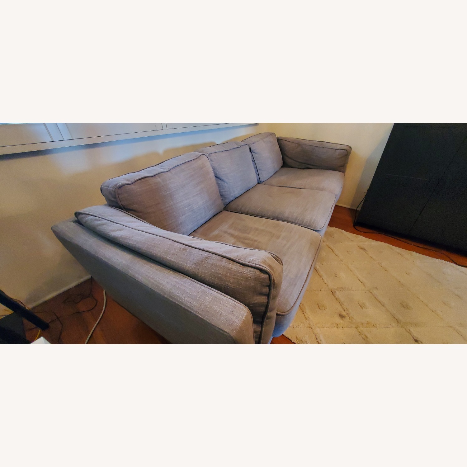 Article Timber 90" Sofa Pebble Gray - image-5