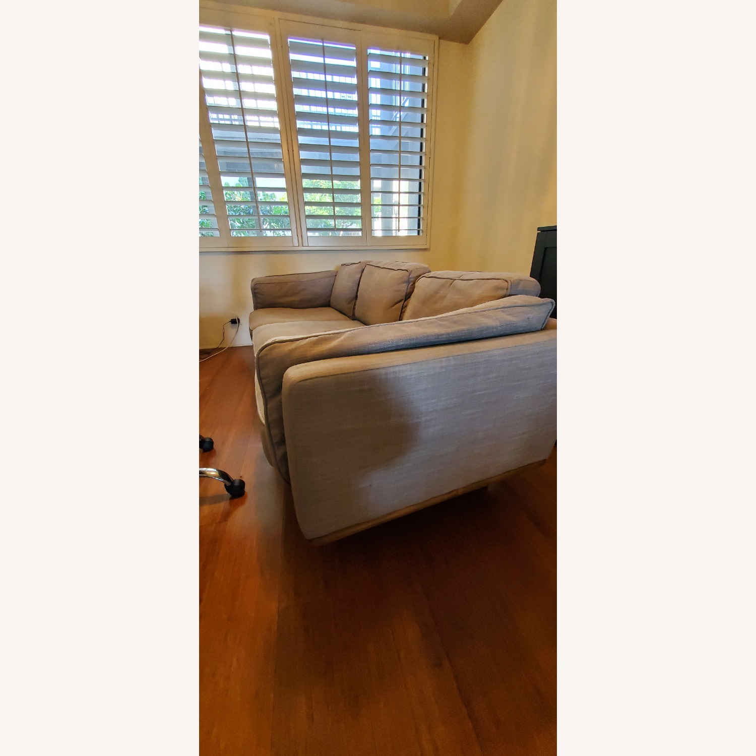 Article Timber 90" Sofa Pebble Gray - image-3