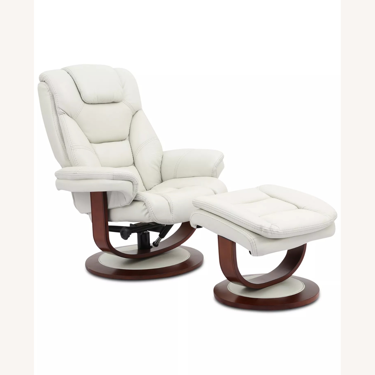 Macy's Faringdon Natural Leather Armchair - image-0