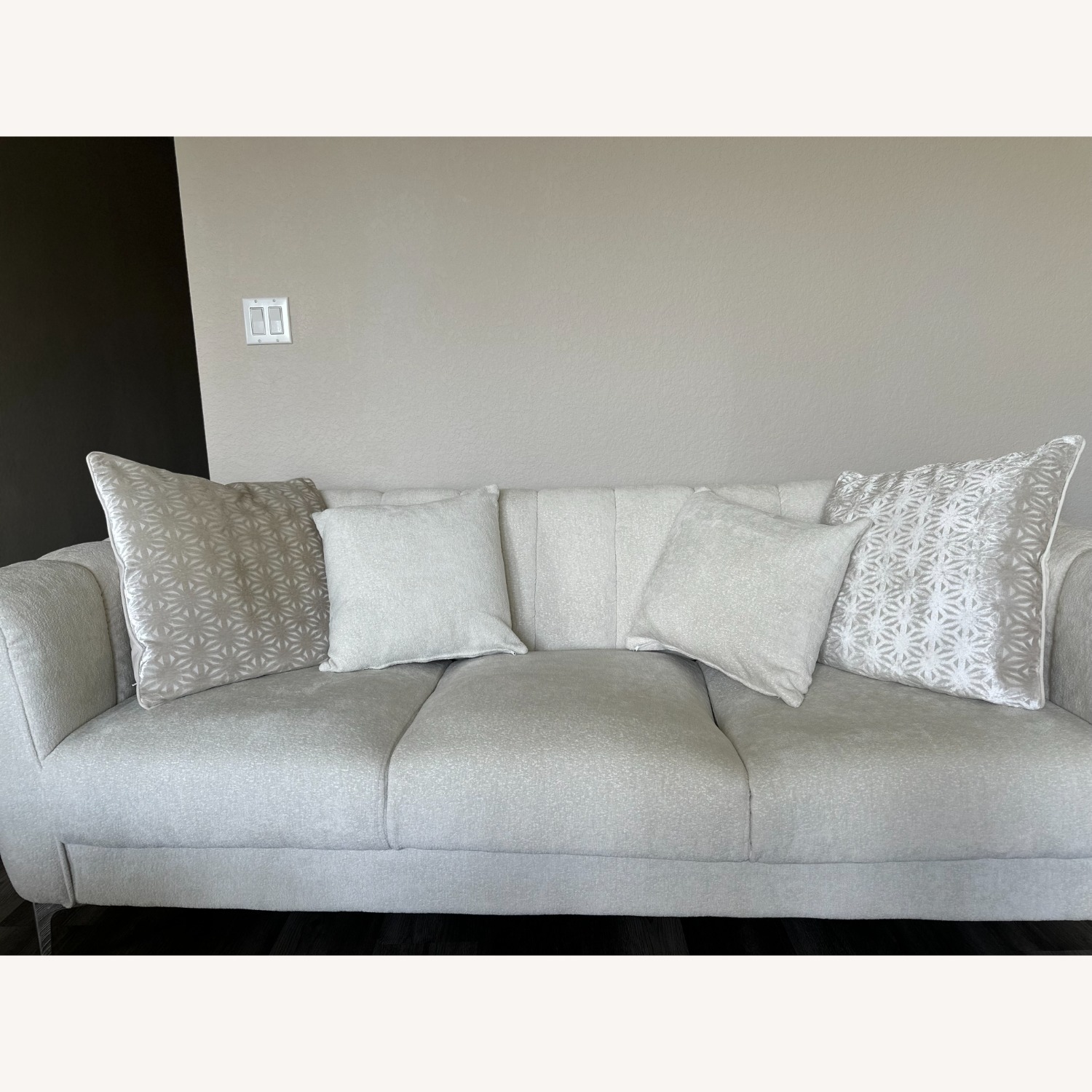 Wayfair Natural Fabric 3+ Seater Sofa - image-0