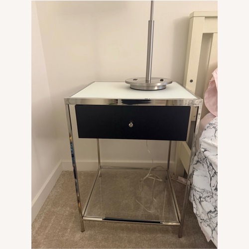 Used Mitchell Gold + Bob Williams Silver Nightstands for sale on AptDeco