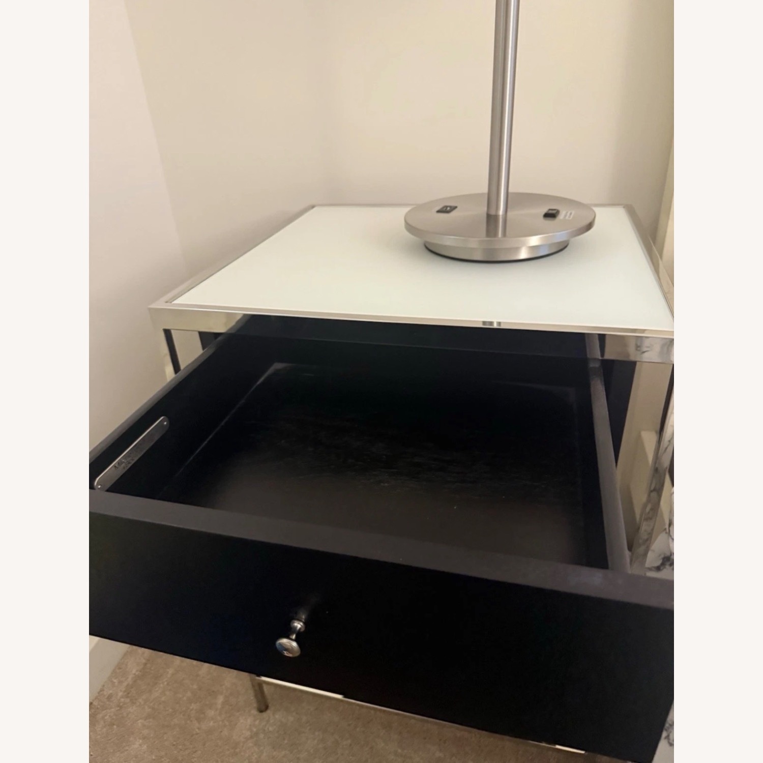 Mitchell Gold + Bob Williams Silver Nightstands - image-2