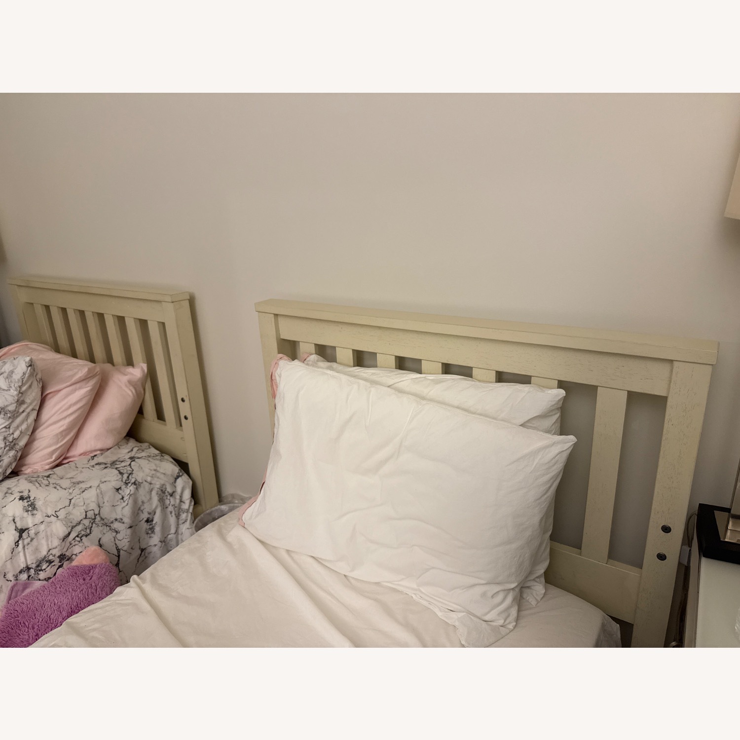 Ethan Allen White Wood Bunk Bed - image-3