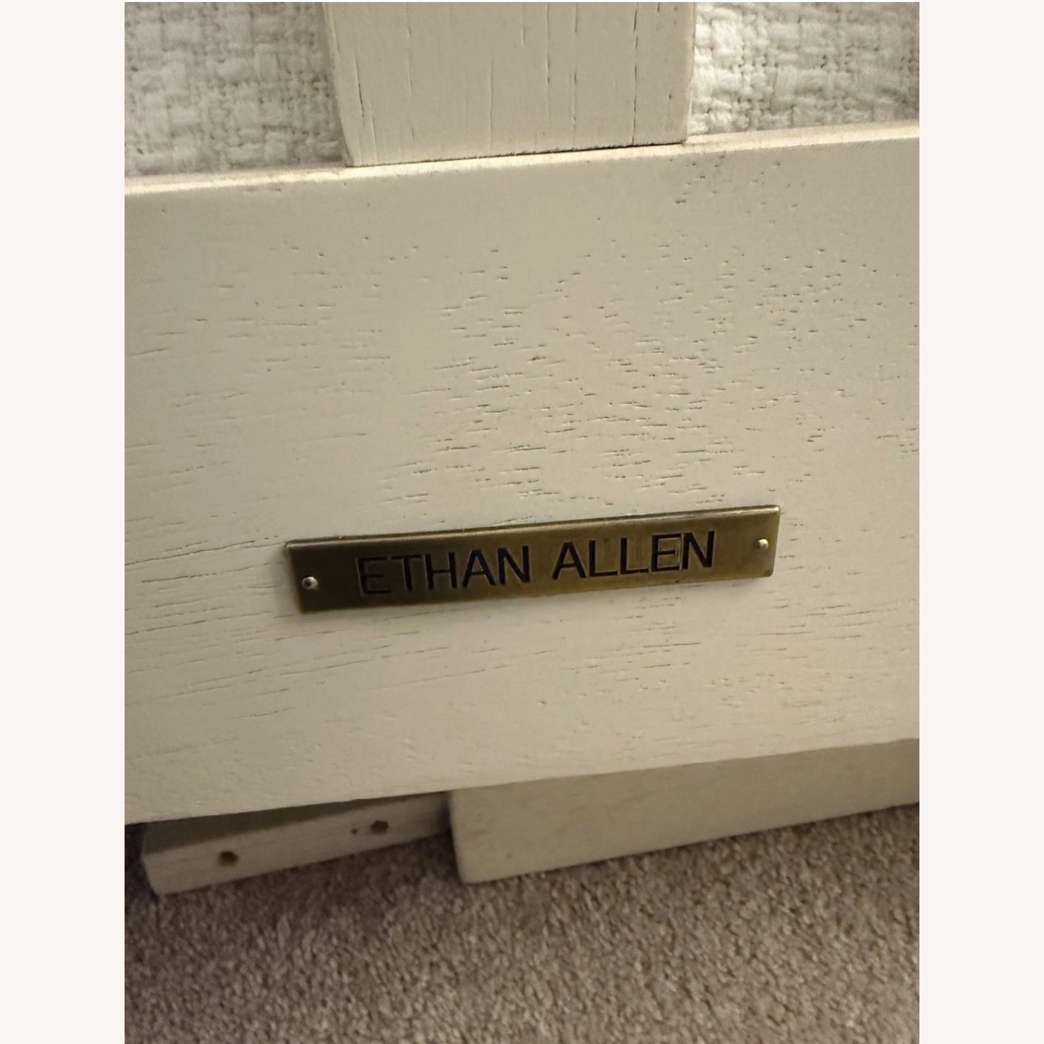 Ethan Allen White Wood Bunk Bed - image-2