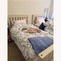 Ethan Allen White Wood Bunk Bed