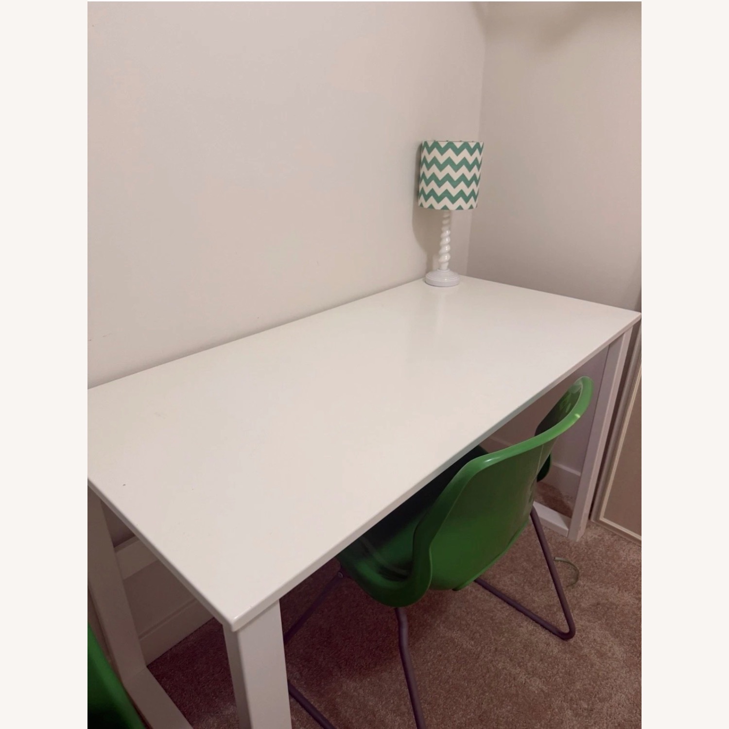 Pottery Barn White Desk - image-1