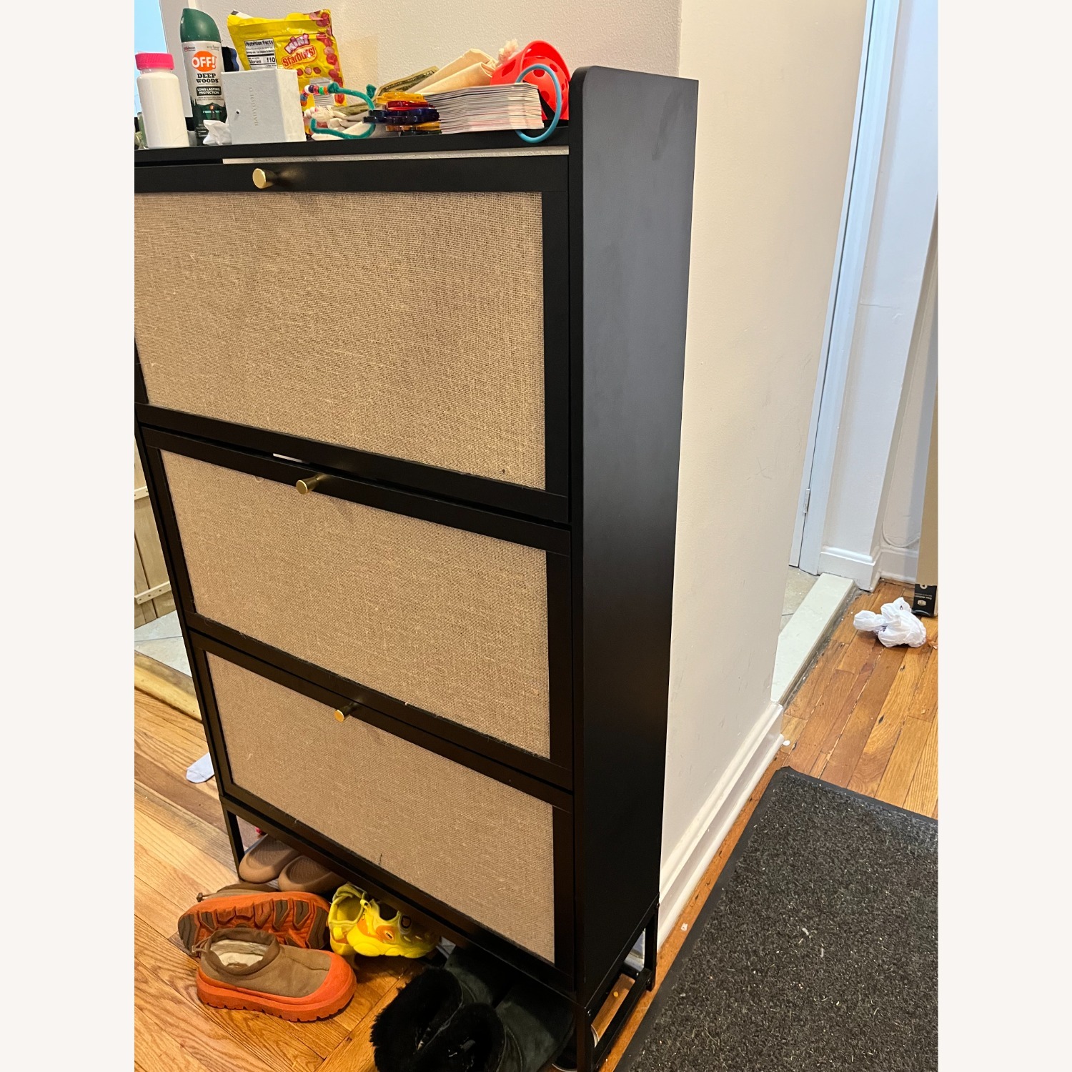 Wayfair Dark Brown Wood Wall Shelf - image-1