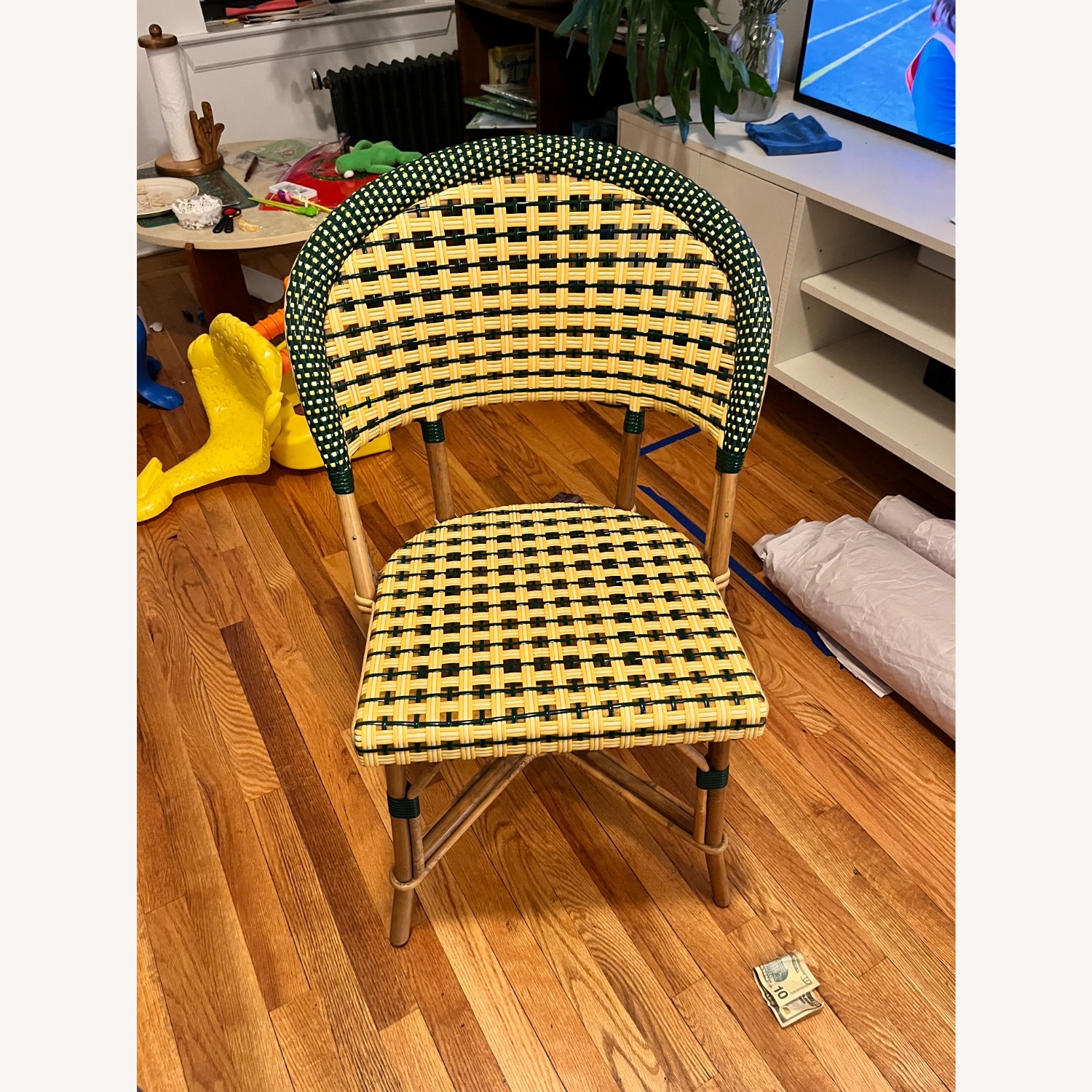 Vintage/Antique Natural Rattan Dining Chair - image-2