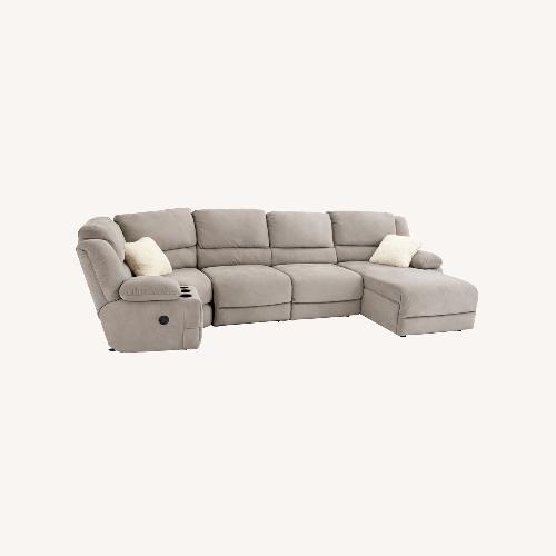 Used Ashley Furniture Large Reclining Sectional Sofa for sale on AptDeco