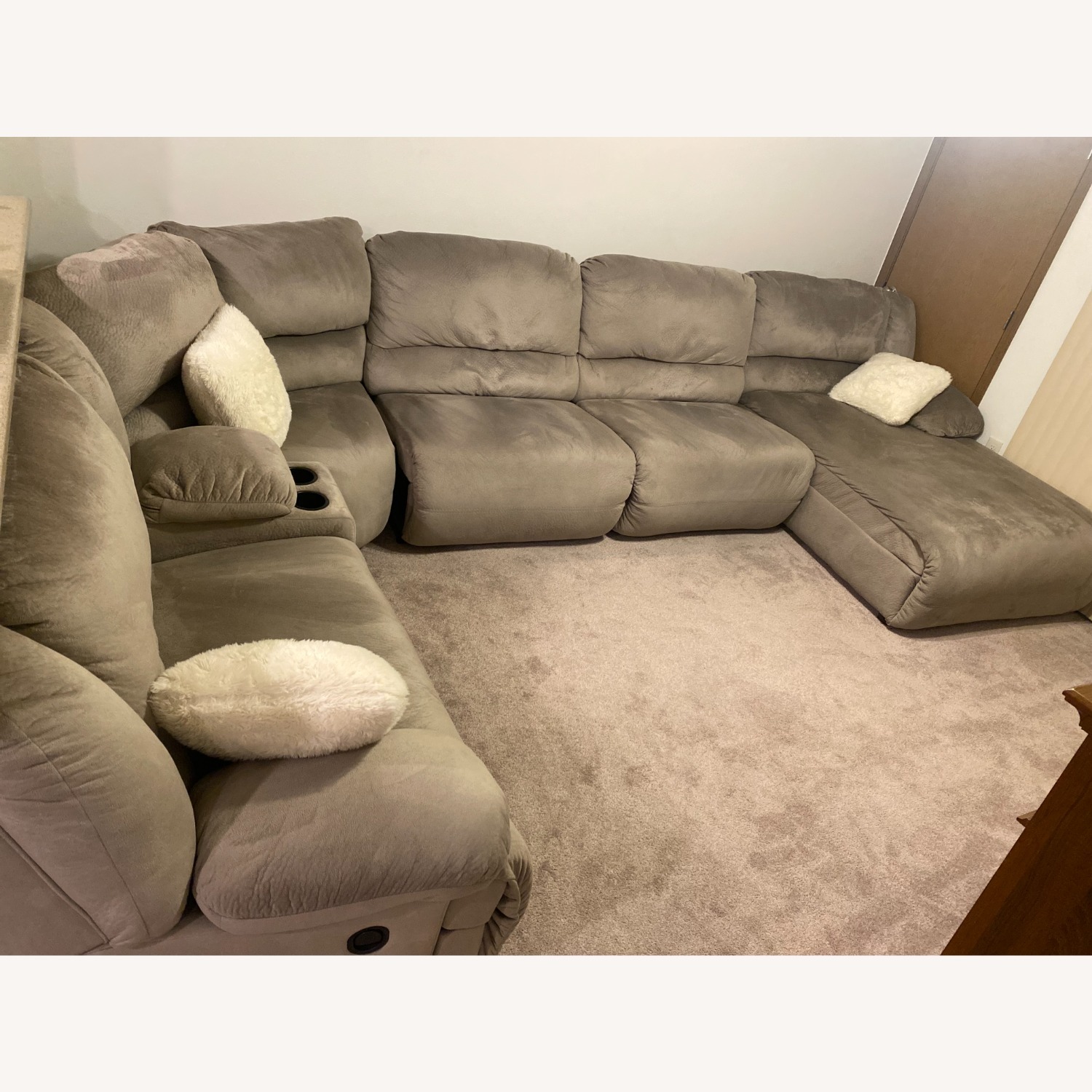 Ashley Furniture Large Reclining Sectional Sofa - image-1