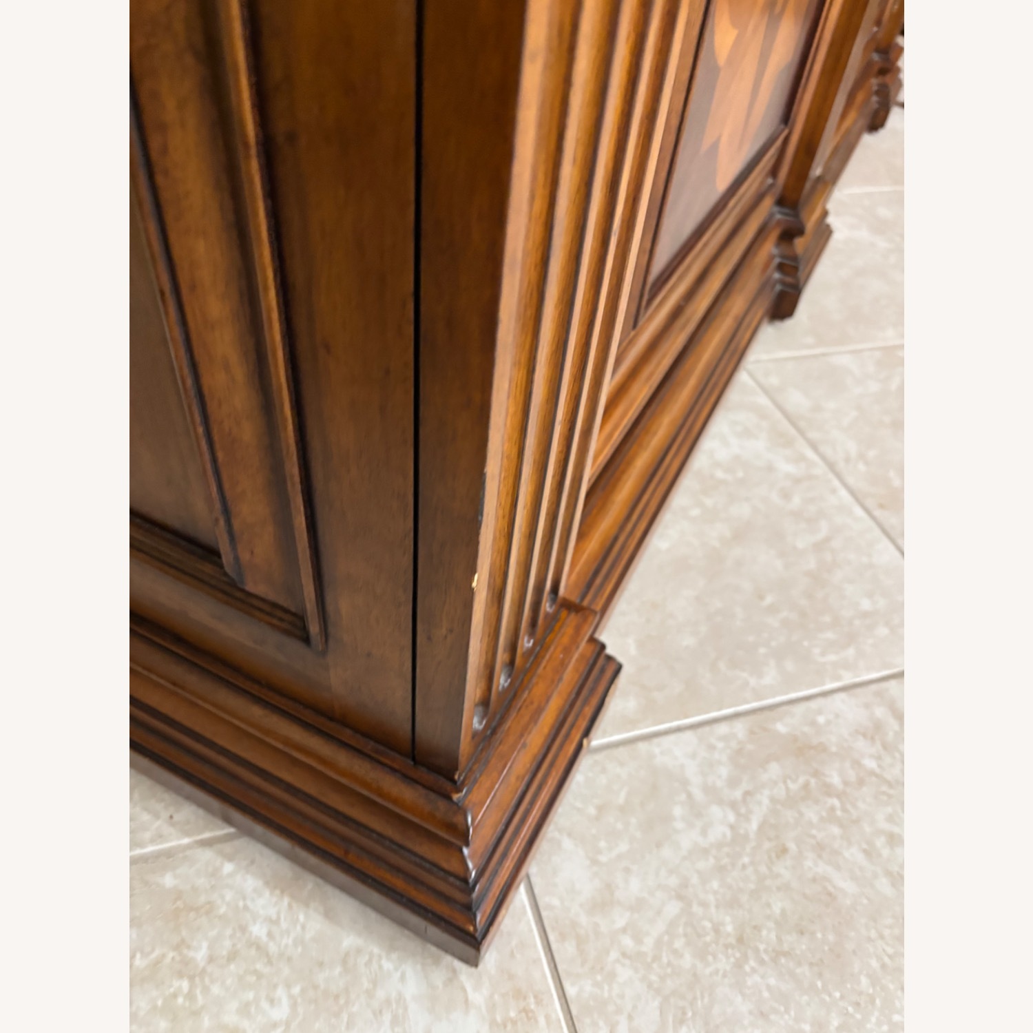 Ethan Allen Marquetry Credenza  - image-4