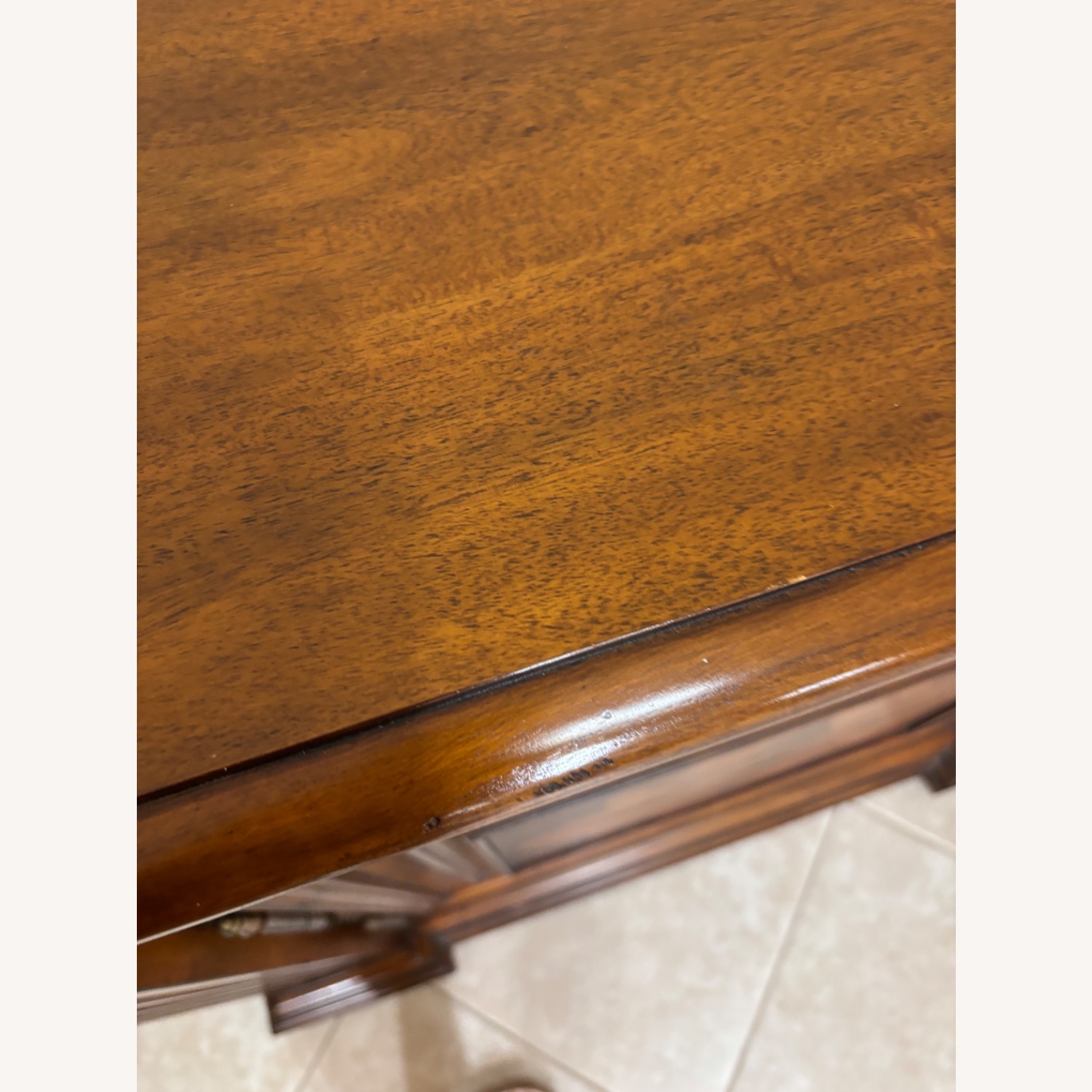 Ethan Allen Marquetry Credenza  - image-5