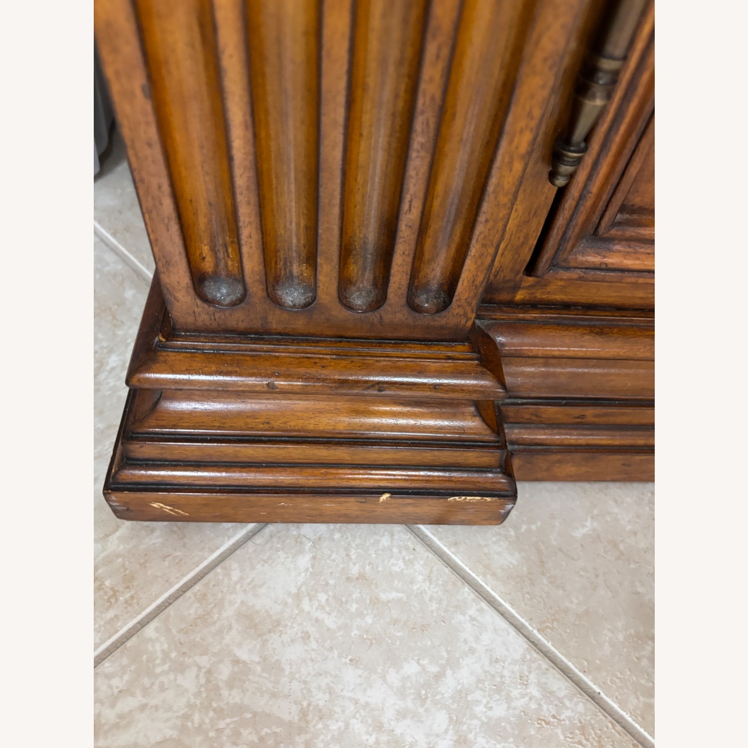 Ethan Allen Marquetry Credenza  - image-3