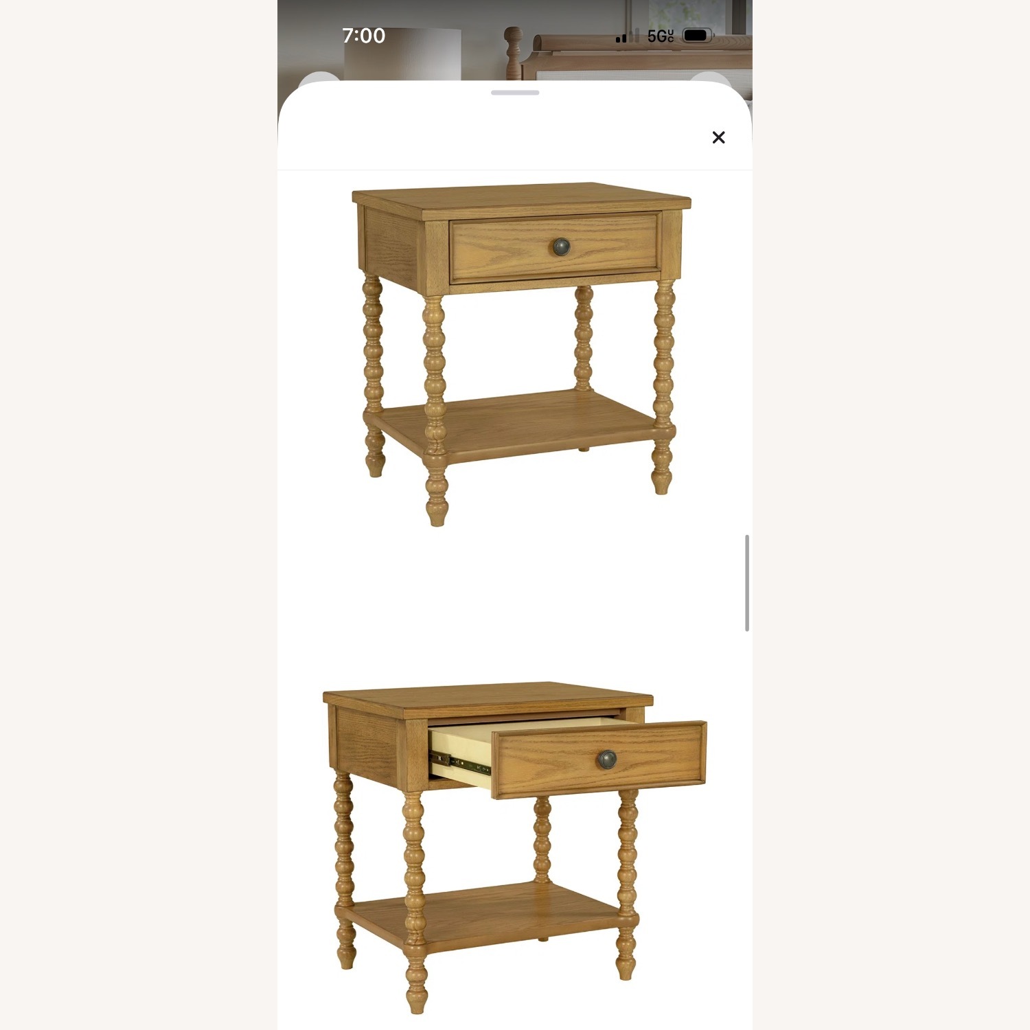 Ashley Natural Side Tables Set of 2 - image-2