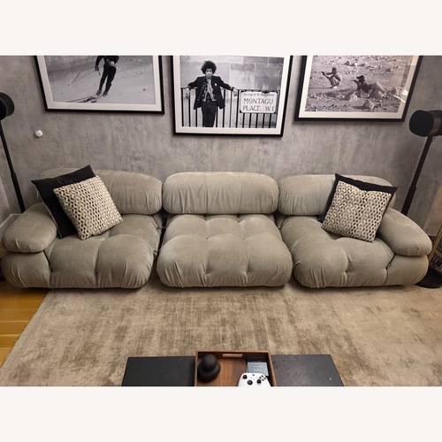Used Mario Bellini Light Gray Fabric 3+ Seater Sofa for sale on AptDeco