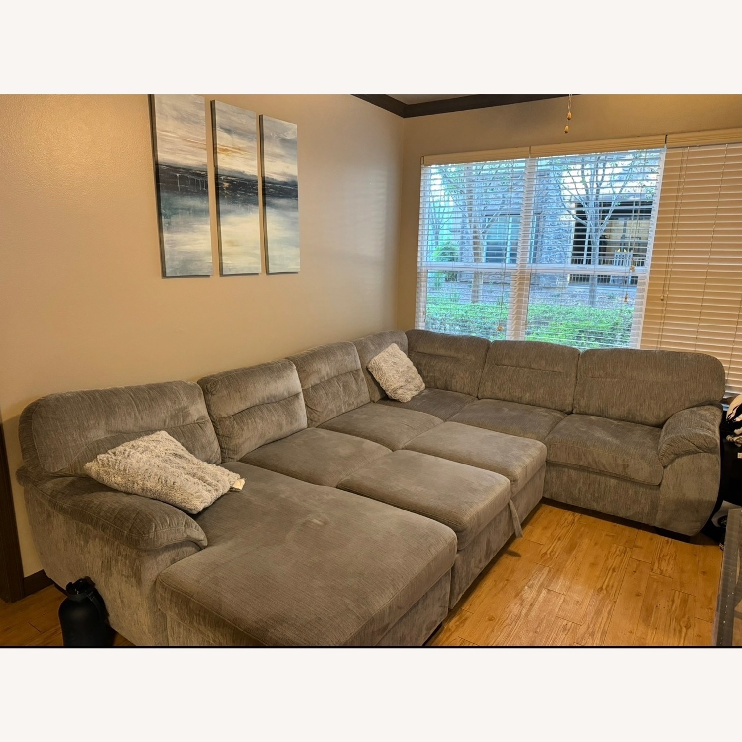 Dark Gray 3+ Piece Sectional - image-1