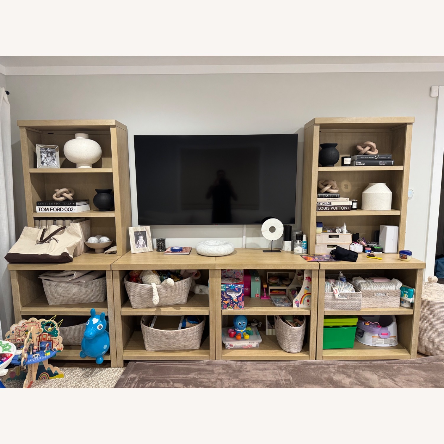 Pottery Barn Module Media Console 6 Piece - image-1