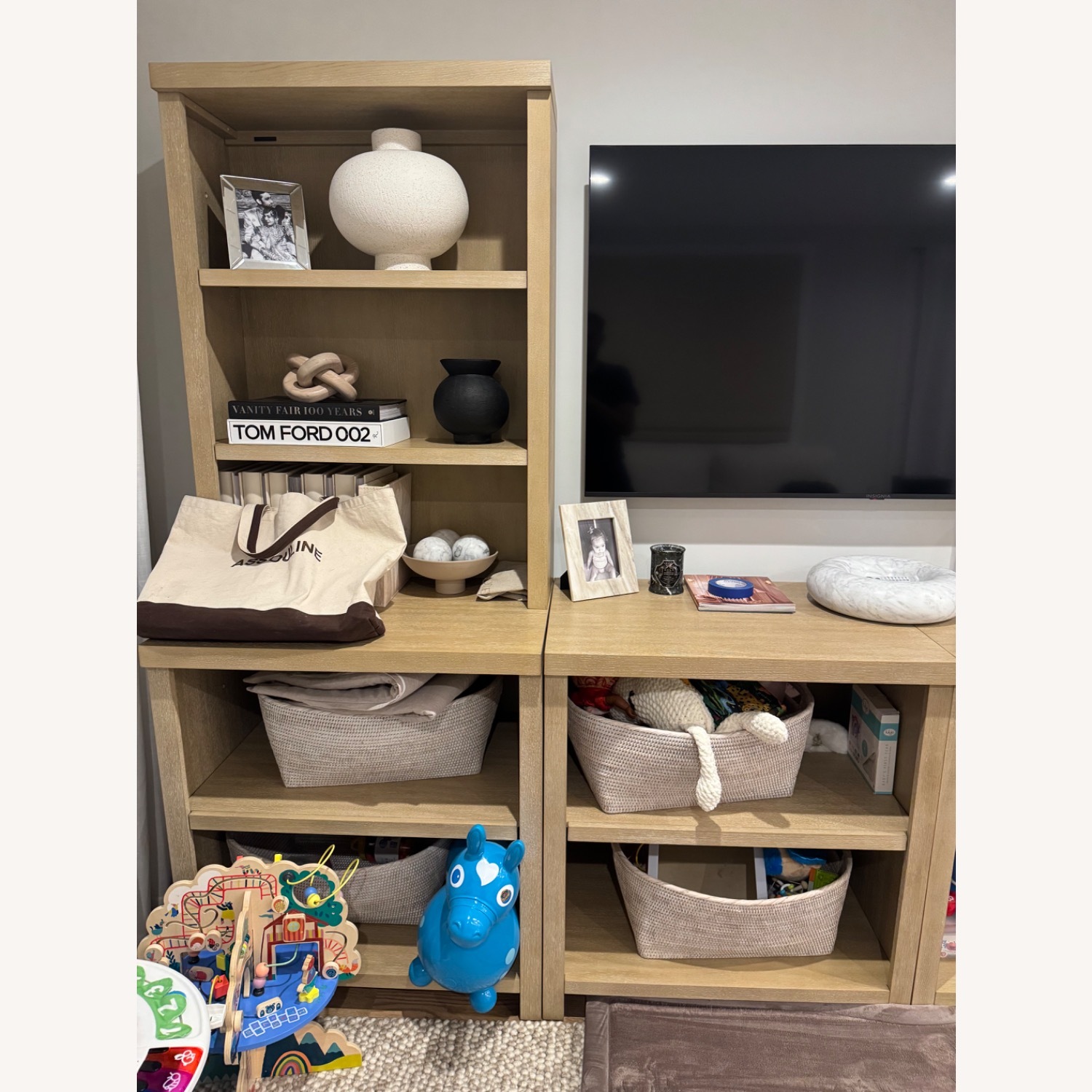 Pottery Barn Module Media Console 6 Piece - image-3