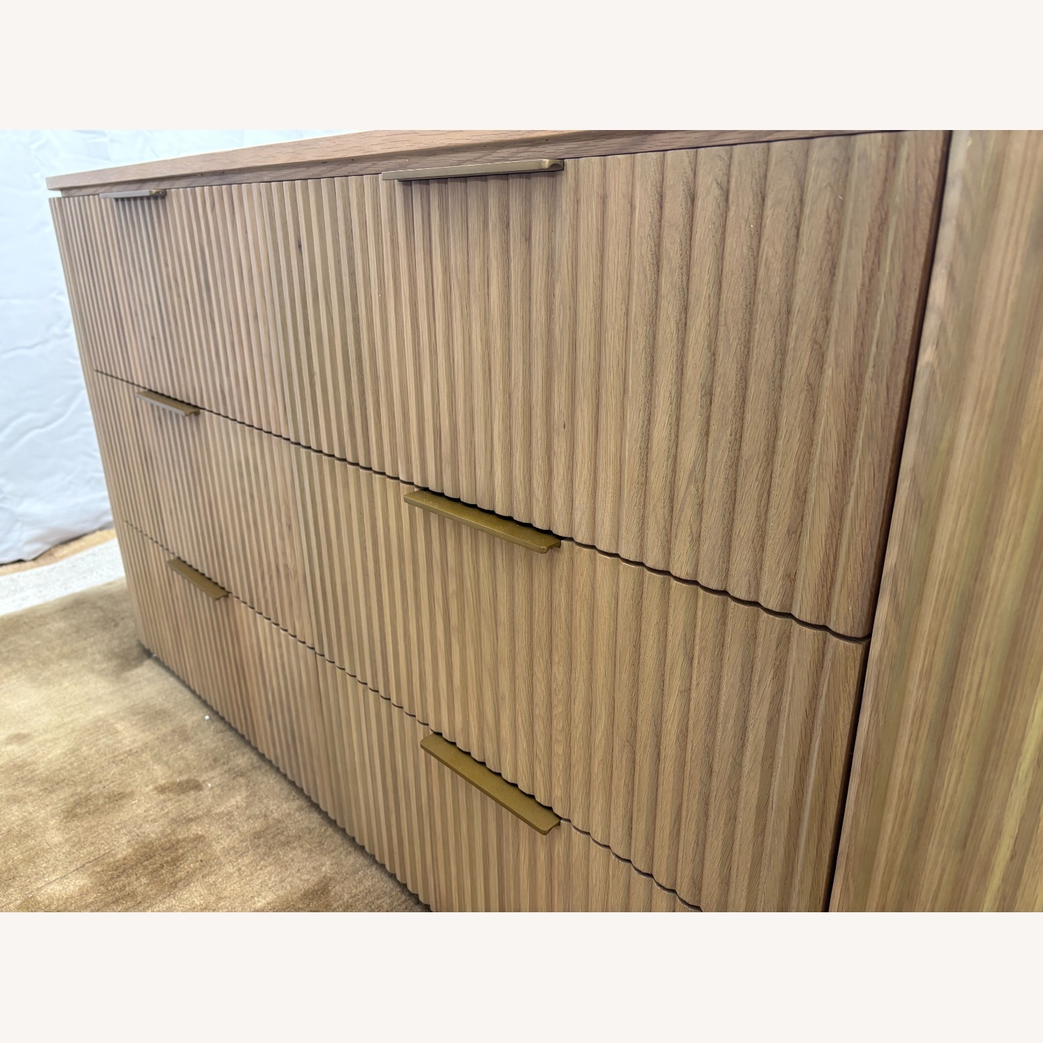 Restoration Hardware Byron 6-Drawer Dresser — 72” Light Oak - image-3