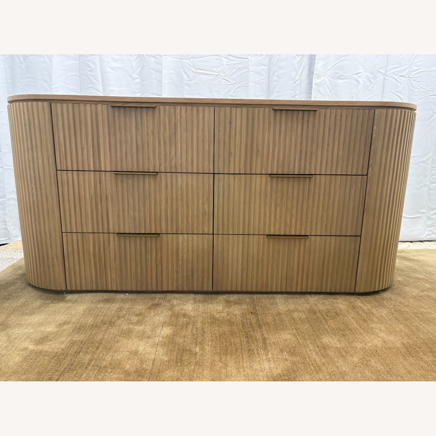 Restoration Hardware Byron 6-Drawer Dresser — 72” Light Oak - image-6