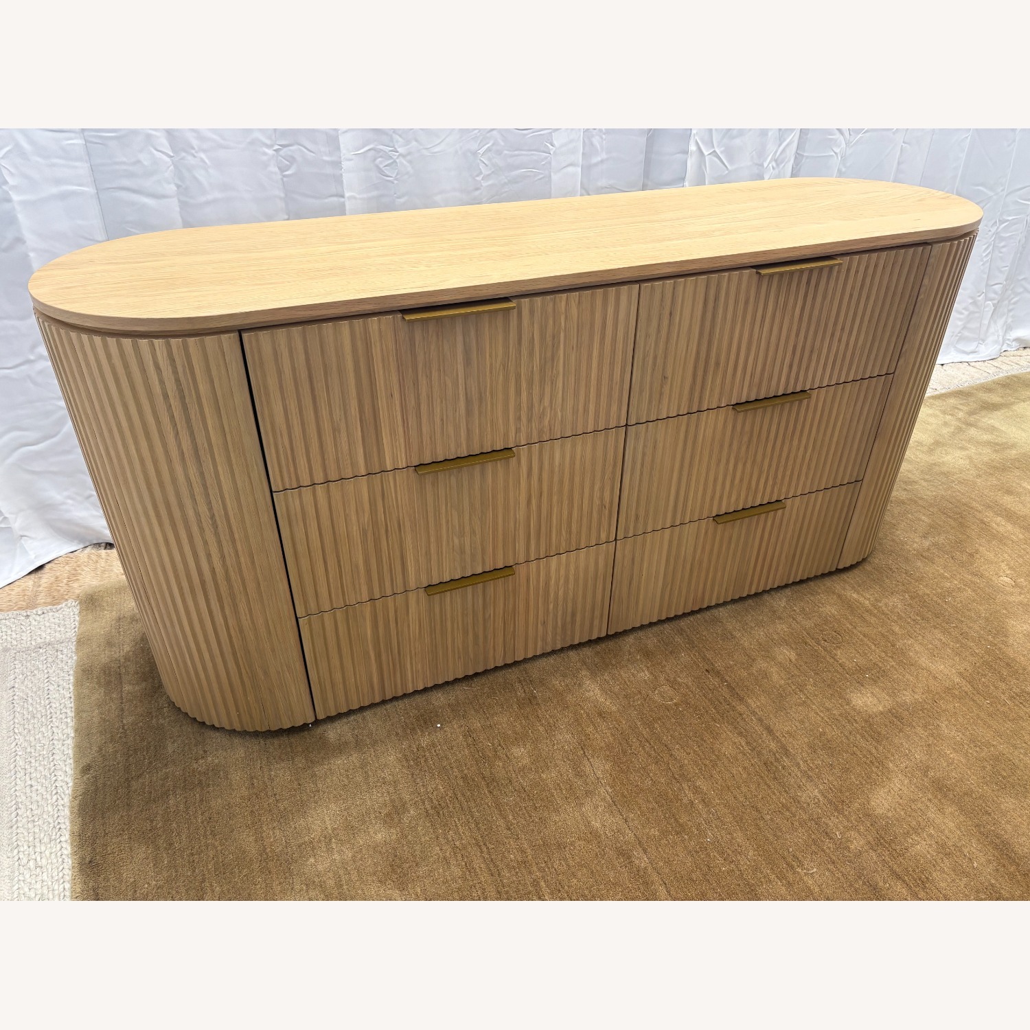 Restoration Hardware Byron 6-Drawer Dresser — 72” Light Oak - image-11