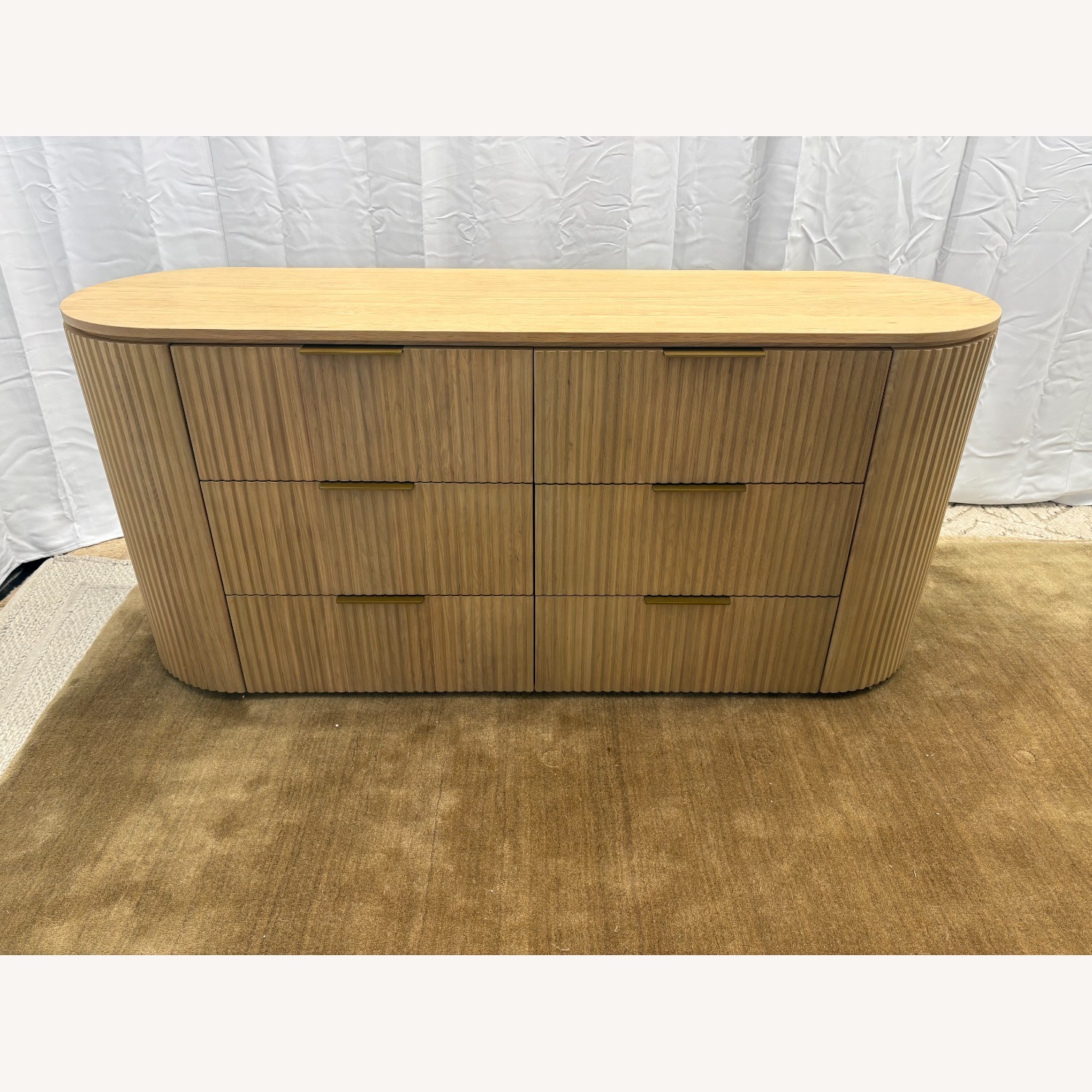 Restoration Hardware Byron 6-Drawer Dresser — 72” Light Oak - image-8