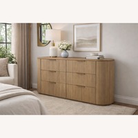 Restoration Hardware Byron 6-Drawer Dresser — 72” Light Oak