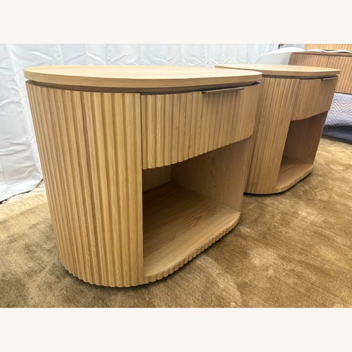 Used Restoration Hardware Byron Open Nightstands Set of Two 32” for sale on AptDeco