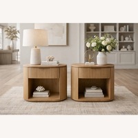 Restoration Hardware Byron Open Nightstands Set of Two 32”