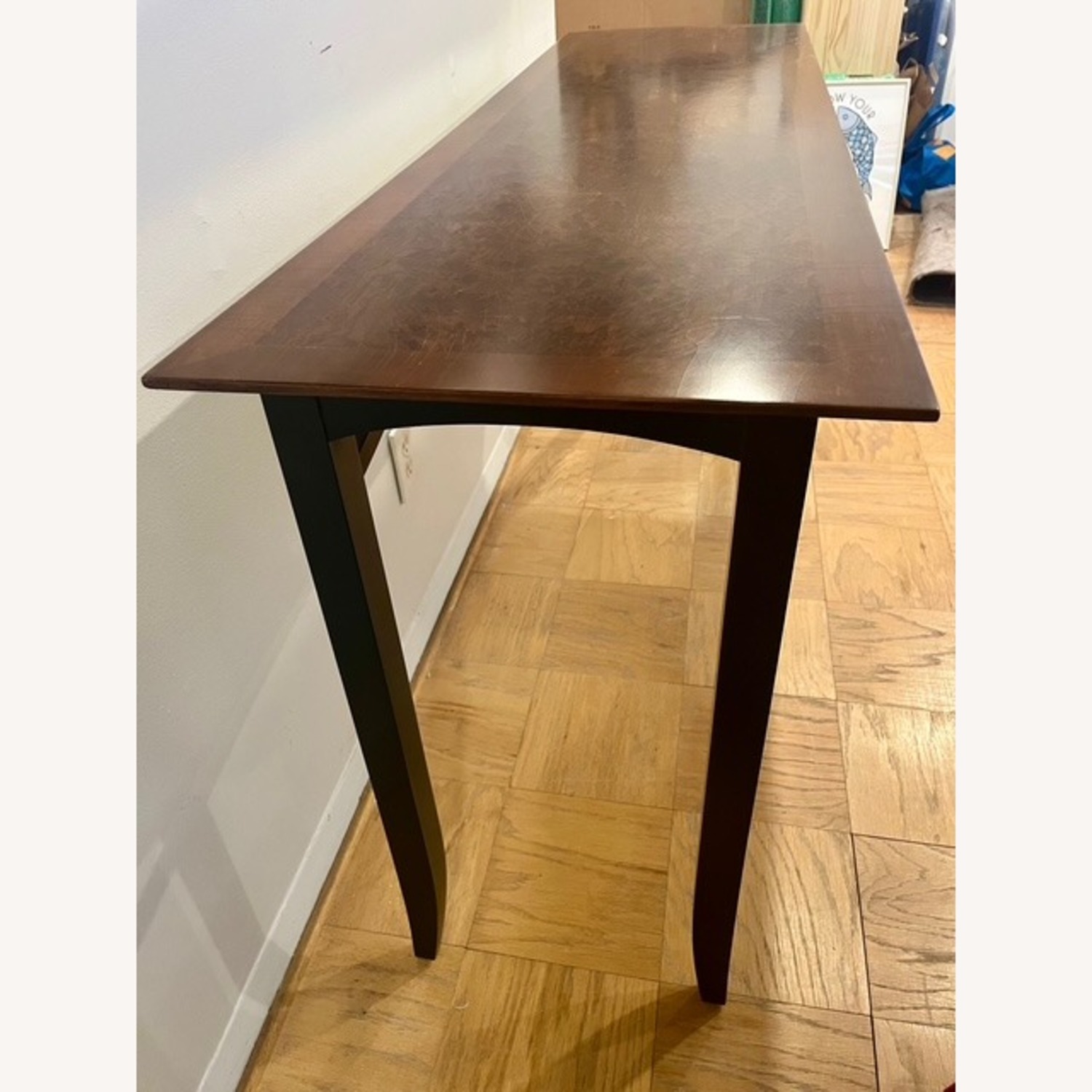 Post-Modern Solid Wood Console Table - image-4