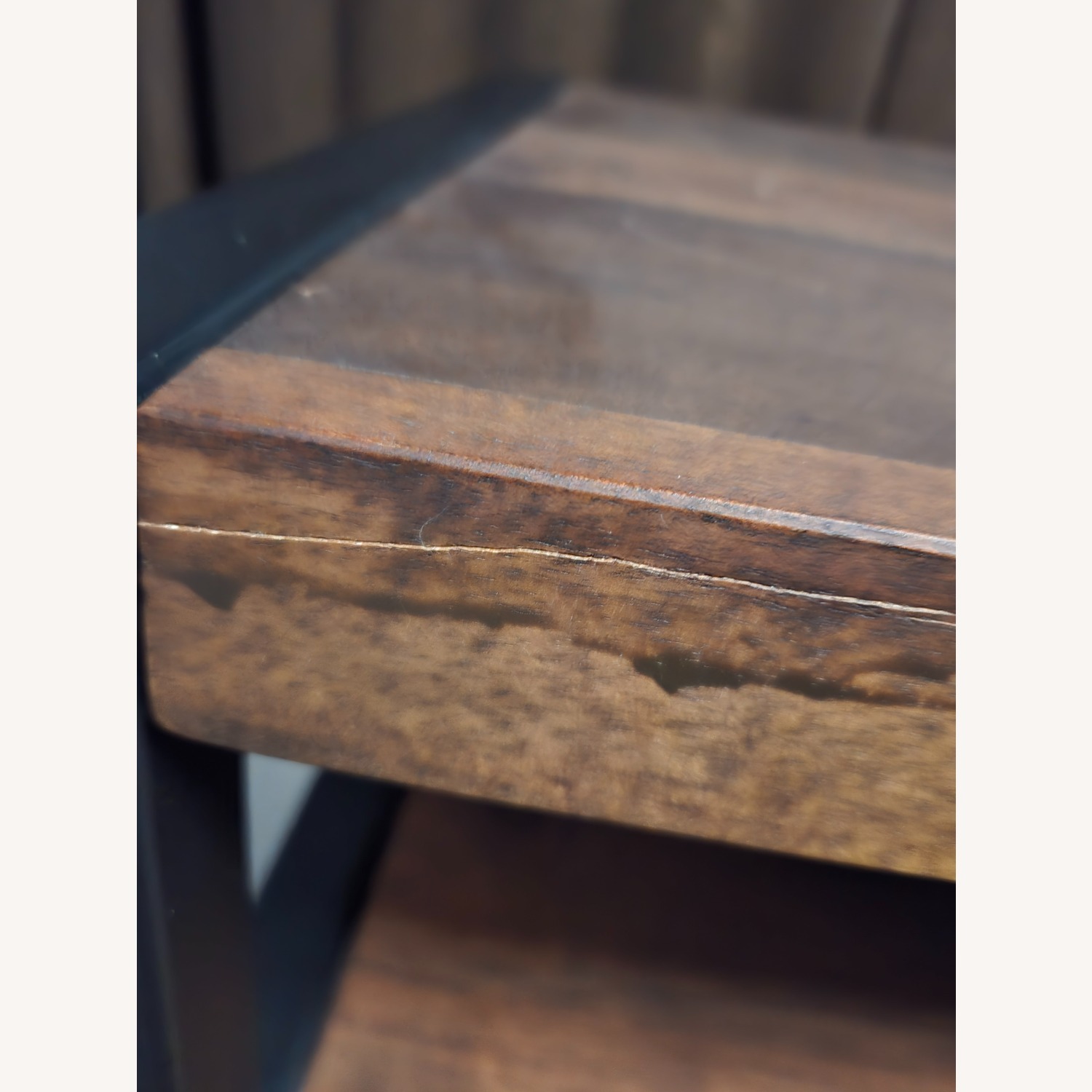 Dark Brown Wood Media Center Unit - image-3