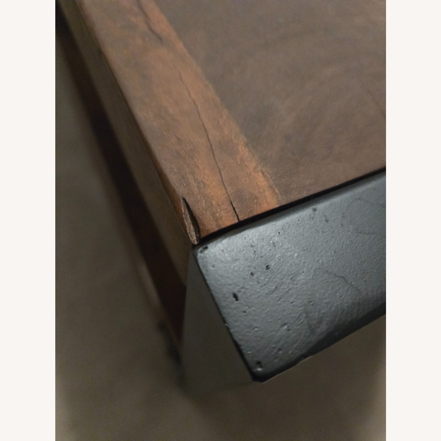 Dark Brown Wood Media Center Unit - image-6