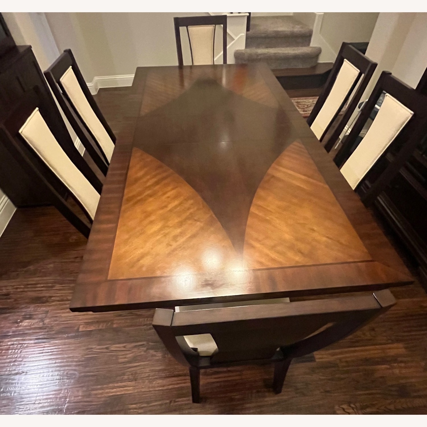 Najarian Furniture Dark Brown Wood Dining Set  - image-3