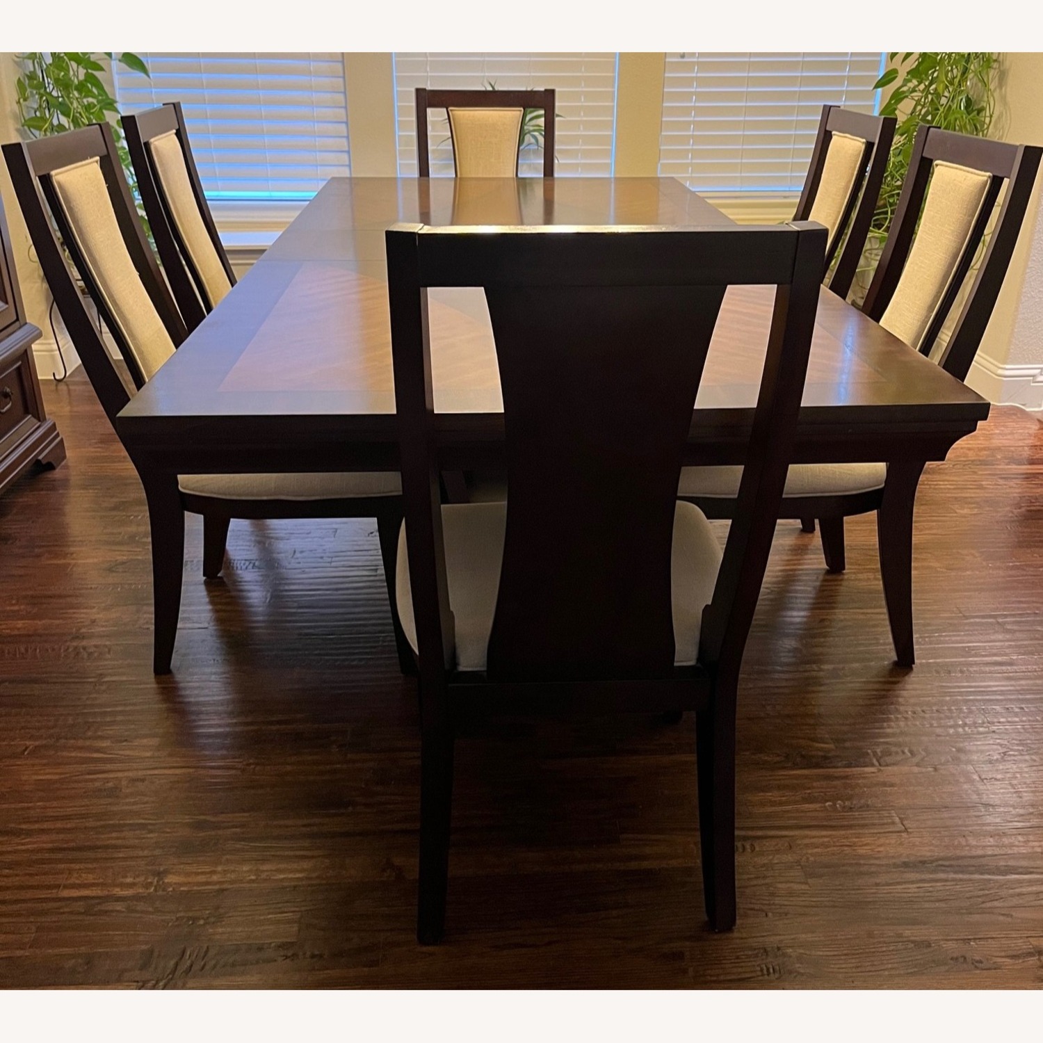 Najarian Furniture Dark Brown Wood Dining Set  - image-1