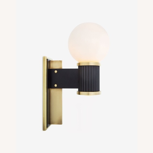 Used Rex Wall Silver Aluminum Wall Lamp for sale on AptDeco