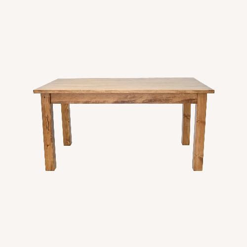 Used Natural Wood Dining Table 6 Seater  for sale on AptDeco