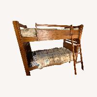 Vintage Light Brown Bunk Bed
