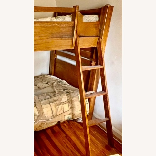 Used Vintage Light Brown Bunk Bed for sale on AptDeco