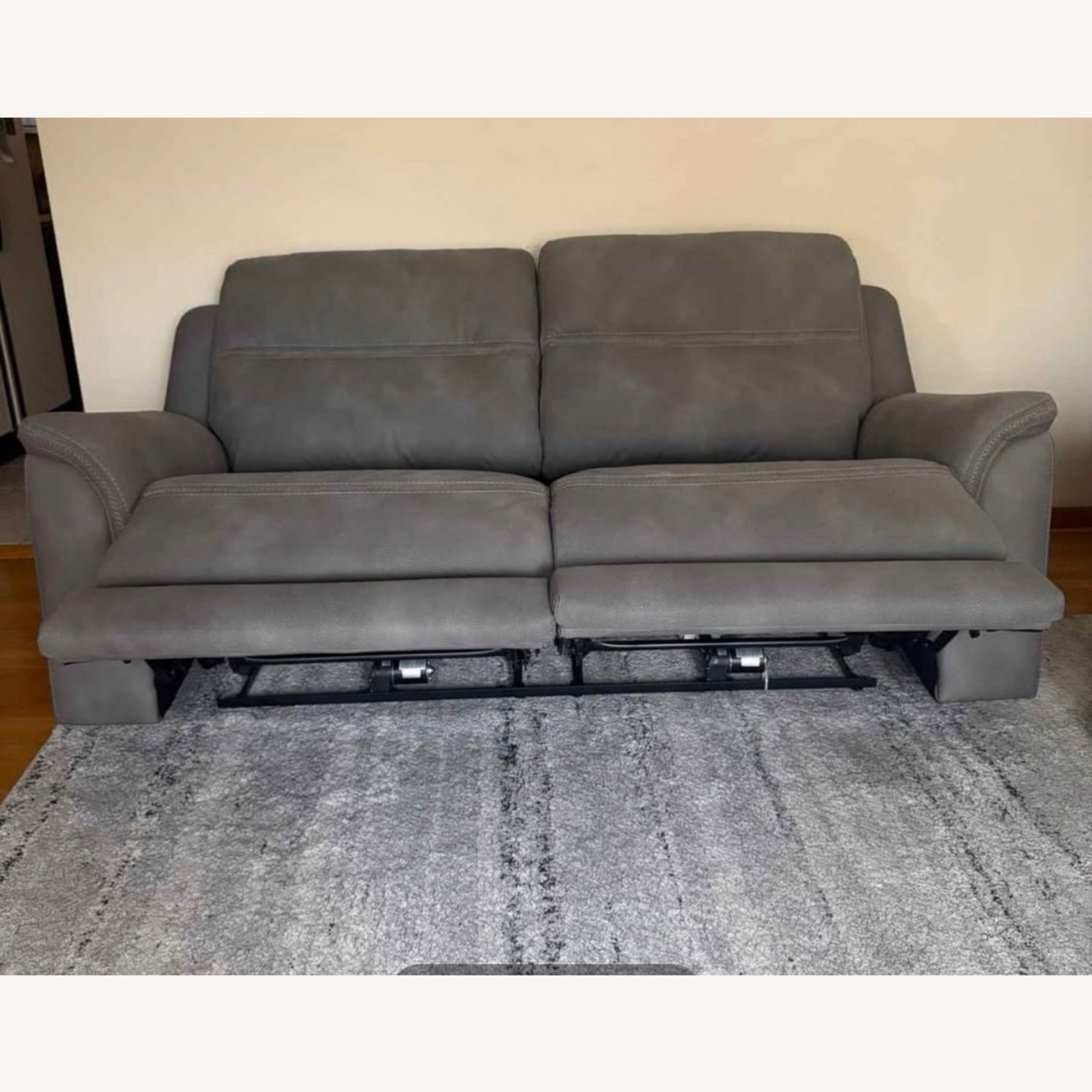 Duralee Fine Furniture Light Gray 2 Seater Sofa - image-2