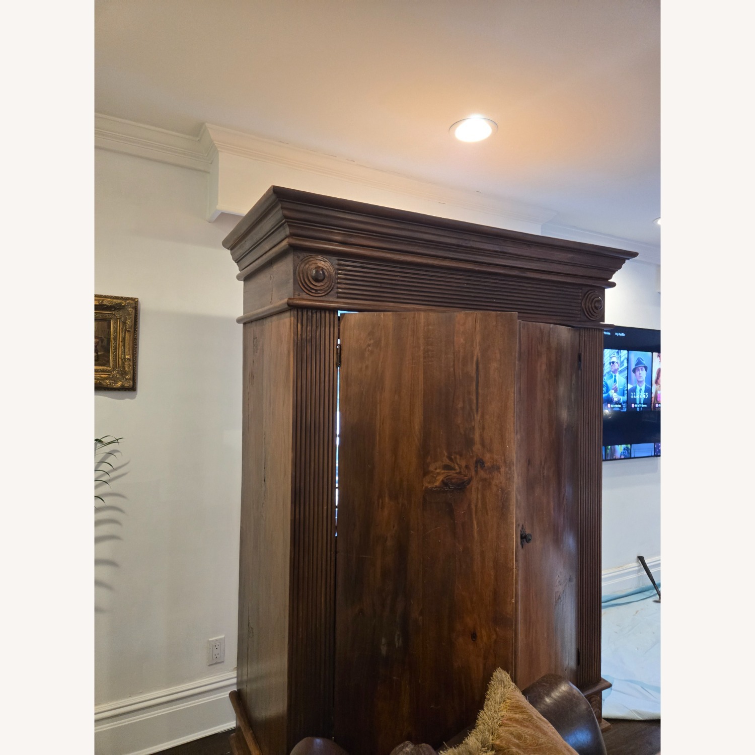 ABC Carpet and Home Dark Brown Armoire - image-2