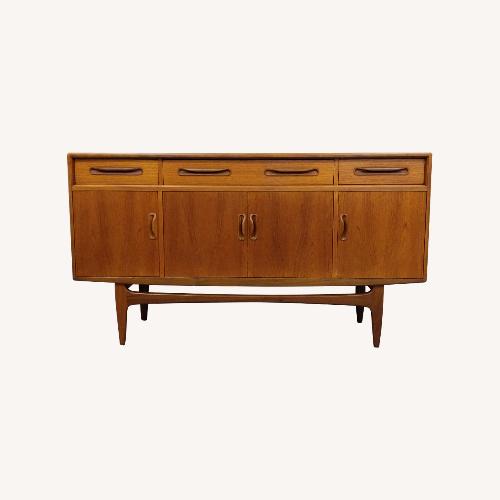 Used Vintage Mid Century Modern Teak Credenza by G Plan for sale on AptDeco