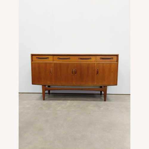 Used Vintage Mid Century Modern Teak Credenza by G Plan for sale on AptDeco