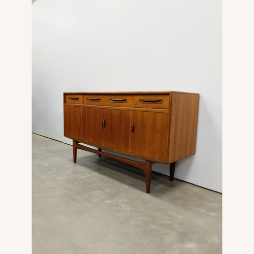 Used Vintage Mid Century Modern Teak Credenza by G Plan for sale on AptDeco
