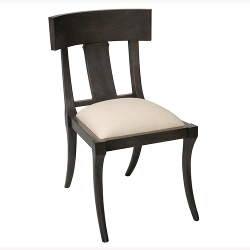 Used Miro Modern Black Mahogany Kilsmos Dining Chairs for sale on AptDeco