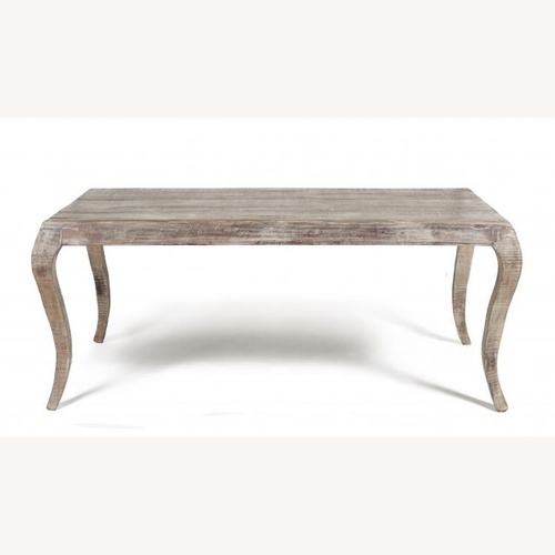 Used Zin Home 82” Aria Natural Wood Dining Table for sale on AptDeco