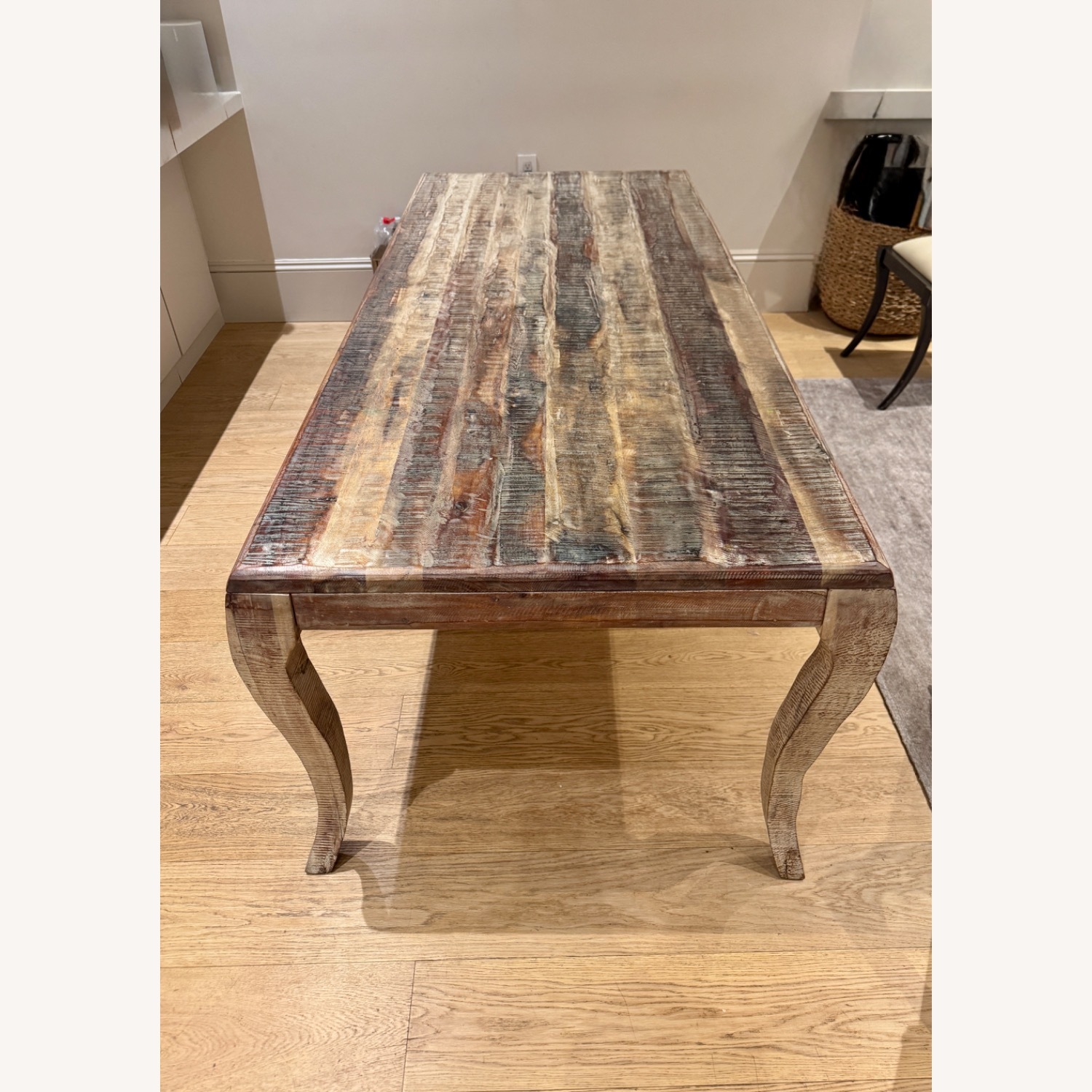 Zin Home 82” Aria Natural Wood Dining Table - image-3